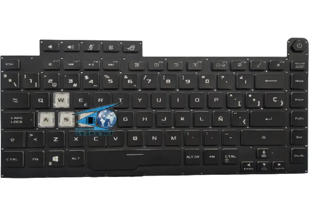 TECLADO PARA LAPTOP ASUS ROG G531 G531G G531GW G531GU G531GD G531GV G531GT - RETROILUMINADO RGB - ORIGINAL