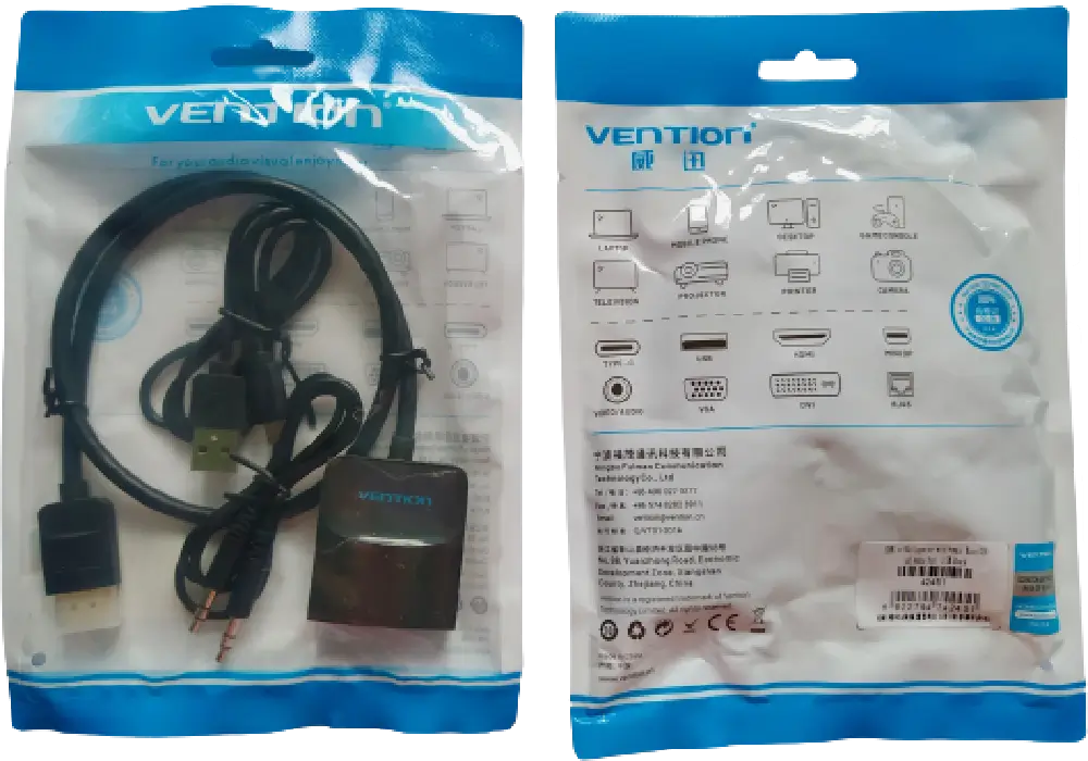 ADAPTADOR CONVERTIDOR HDMI A VGA CON AUDIO AUXILIAR
