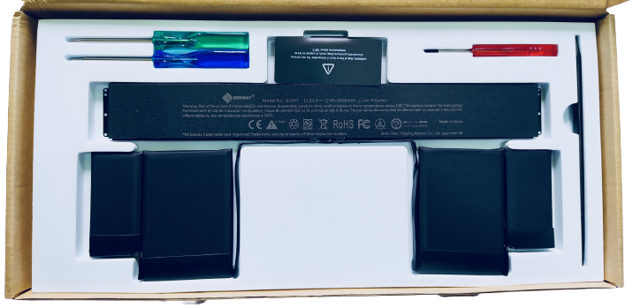 BATERIA MODEL: A1437 GENUINO PARA APPLE MACBOOK PRO 13