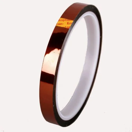 CINTA ADHESIVA TERMICA KAPTON - RESISTENTE AL CALOR - DE 1 CM