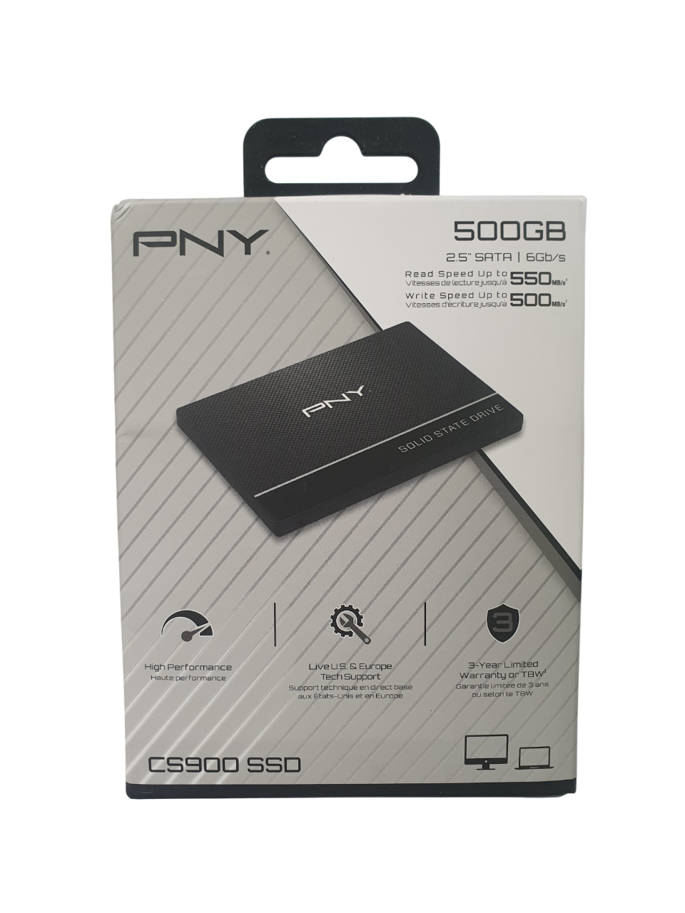 DISCO DE ESTADO SOLIDO (SSD) PNY - 500GB