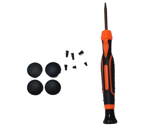 GOMAS, TORNILLOS Y DESTORNILADOR PARA MACBOOK PRO 13" A1708 A2159 2016 2017 2019