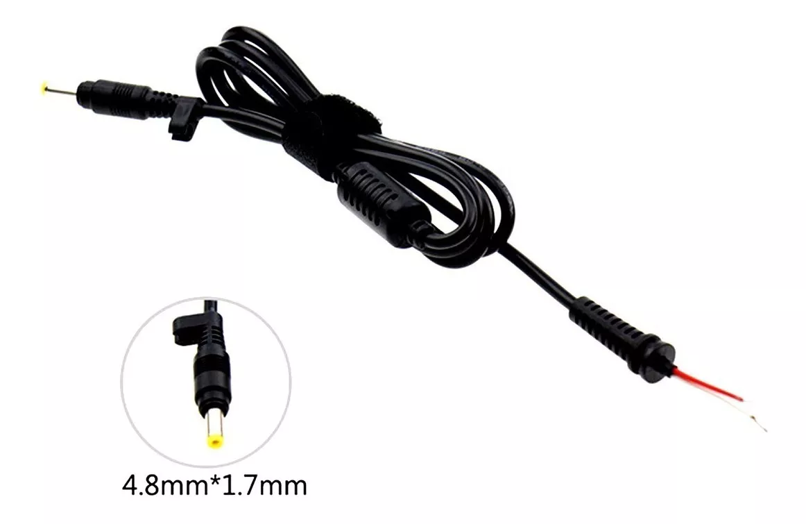 CABLE DE REPUESTO PARA CARGADOR DE HP - PUNTA AMARILLA