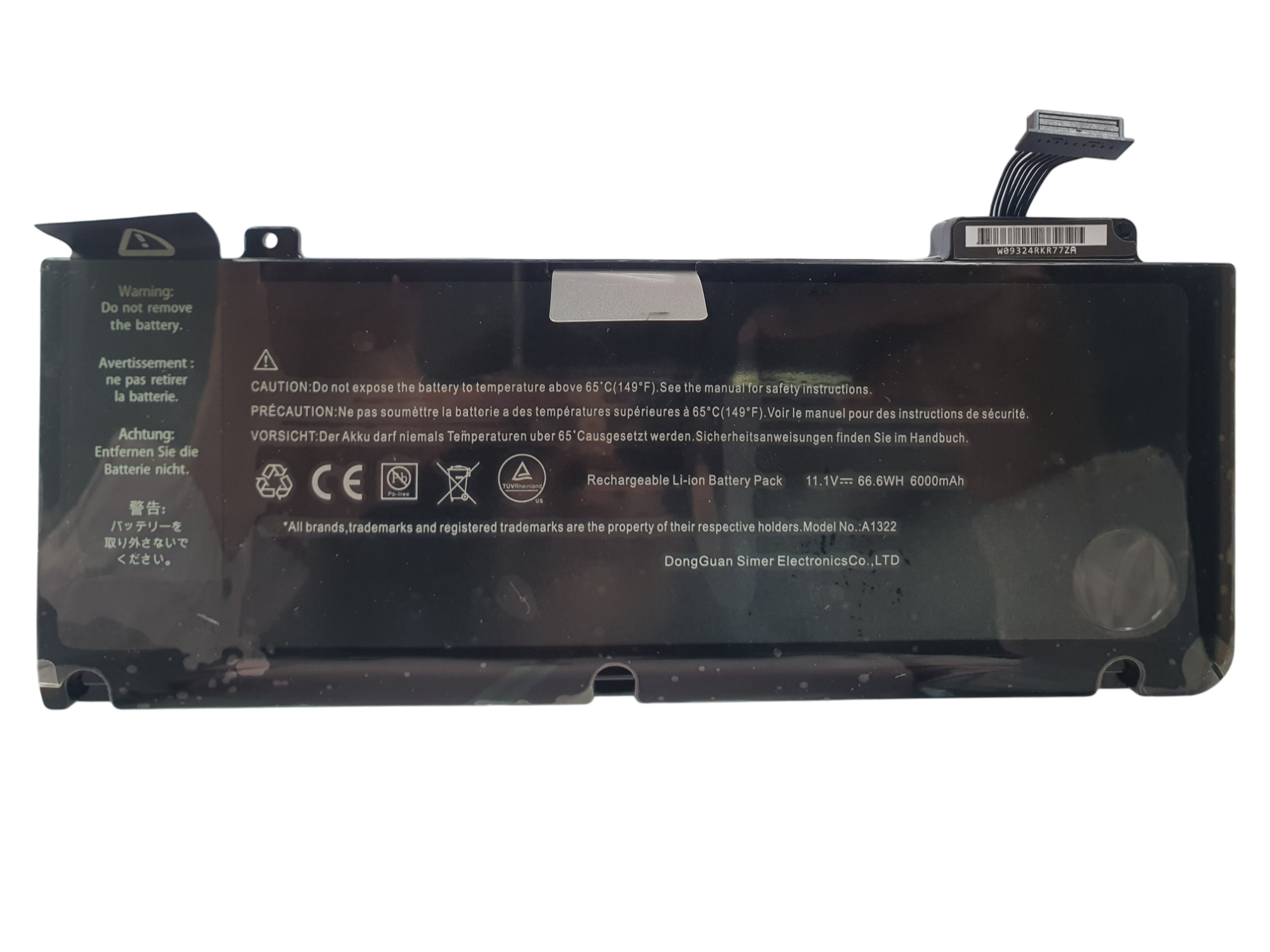 BATERIA PARA LAPTOP MACBOOK PRO 13 A1278