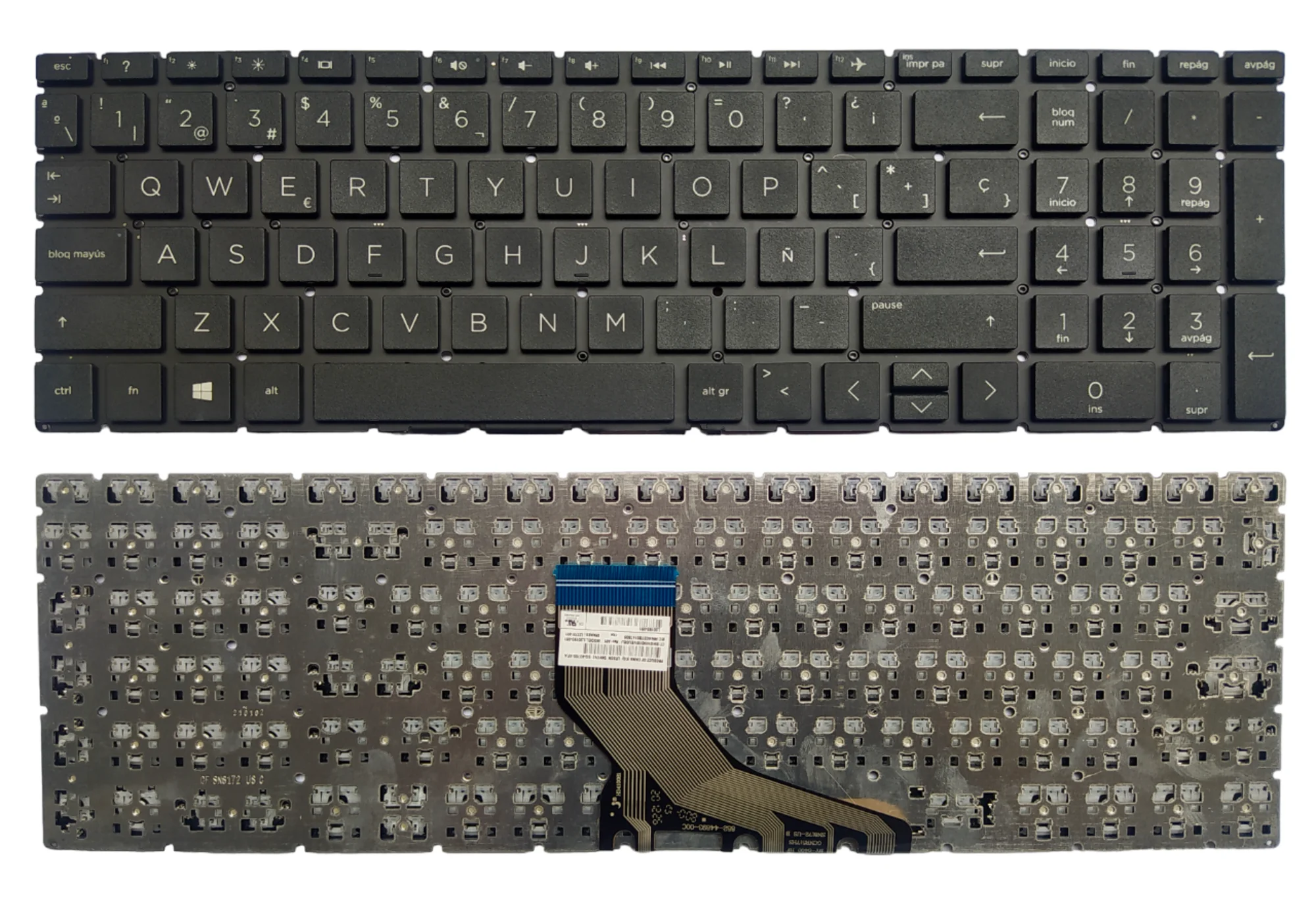 TECLADO PARA LAPTOP HP 15-DA 15-DB 15-DX 15-DW 15-El 15-EC 15-CA 15-CN 15-CW 15-CX 15-CS 15-GW ZBOOK 15V G5 - ORIGINAL