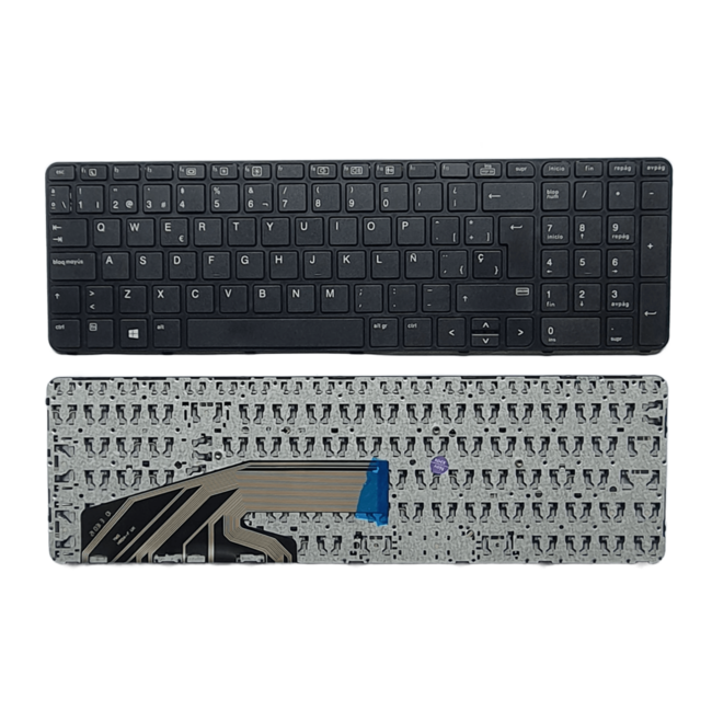 TECLADO LAPTOP HP 450 G3 455 G3 470 G3 450 G4 455 G4 - NUEVO - CON MARCO
