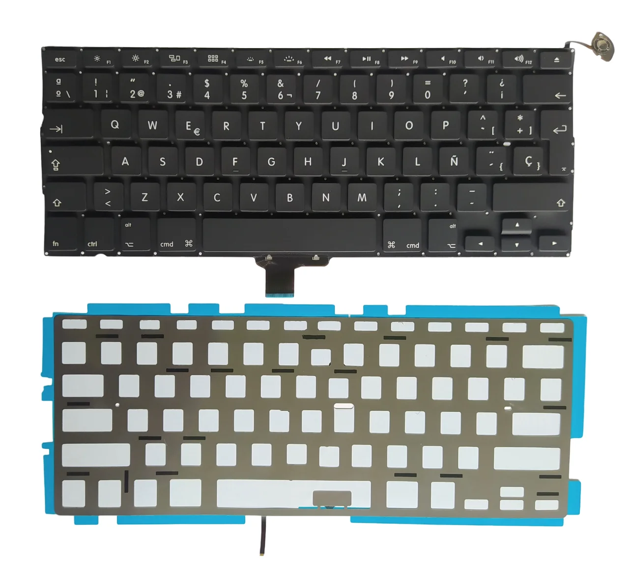 TECLADO PARA LAPTOP APPLE MACBOOK PRO 13 A1278 2009 2010 2011 2012 - CON ILUMINACIÓN